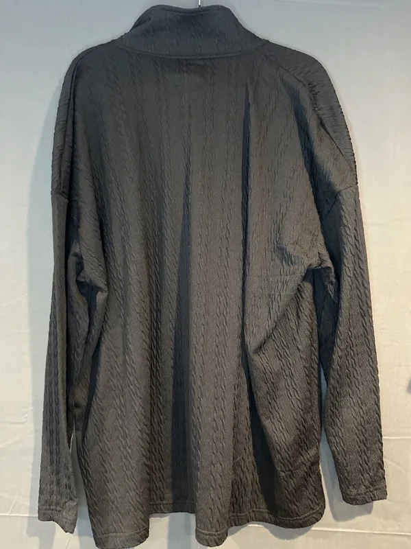 Marleylilly 2XL/3XL Cable Knit Popover Pullover Black Monogram NWT Plus Size - Image 6