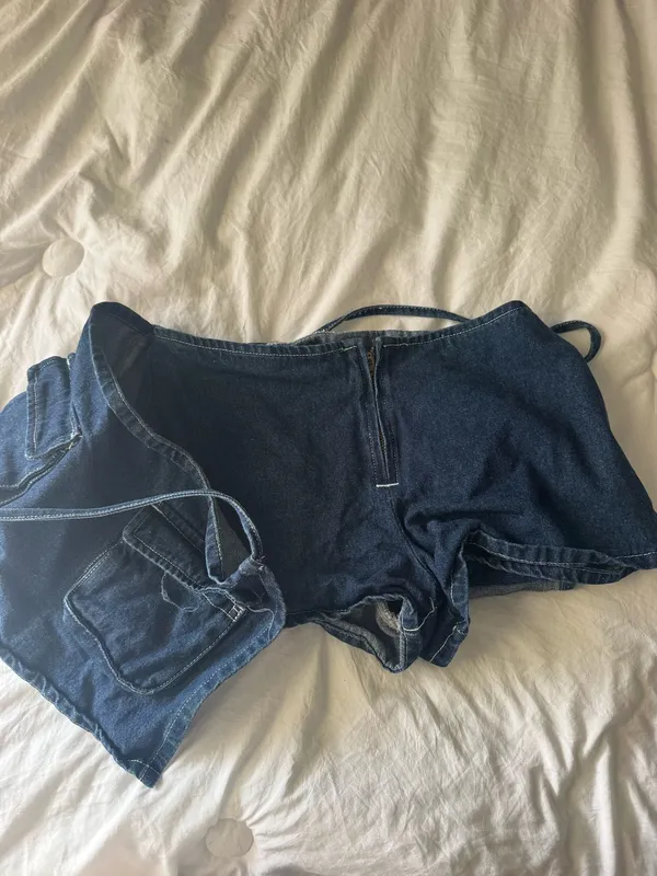 Lioness Countryside Skort Blue Denim size xxs - Image 8
