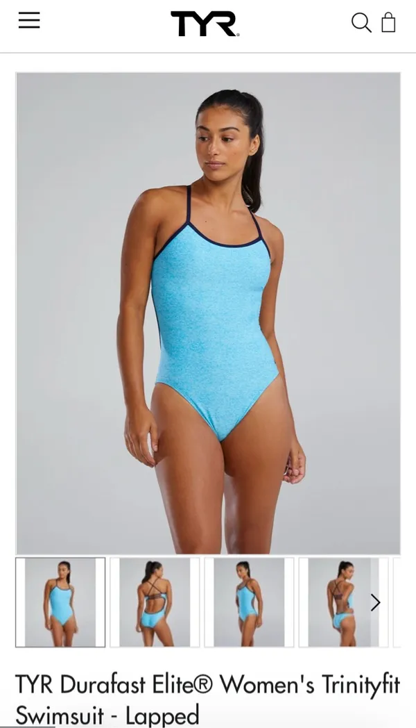 TYR One-Piece Women’s Trinityfit Swimsuit 36/L - Image 5