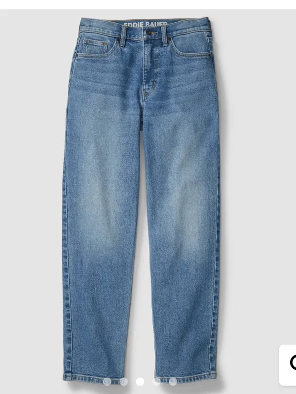 NWT!!! Eddie Bauer Authentic Perfect Straight Leg Jean in Vintage Wash - Image 3