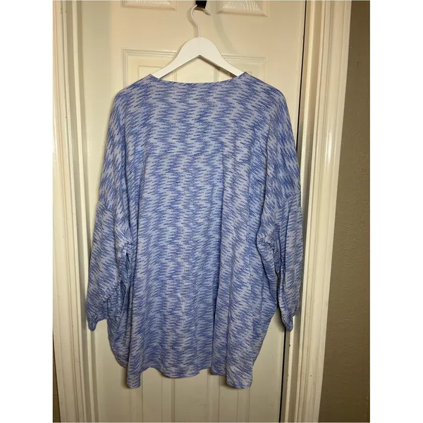 Intimately Free People Blooms‎ For You Sleep Shirt | Blue & White | M - Image 5