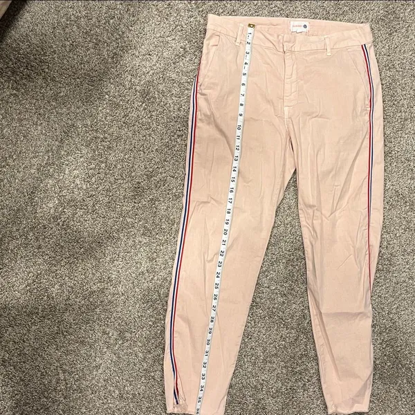 Sundry Made in USA Side Striped Trousers in Soft Pink Size 29 - Image 9