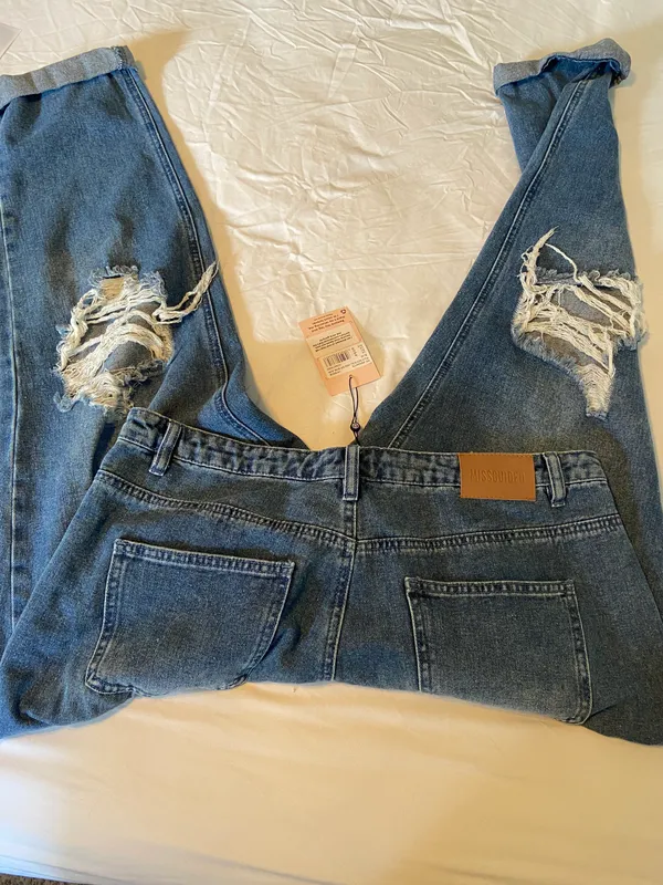 Missguided High Waist Mom Jeans - Image 2