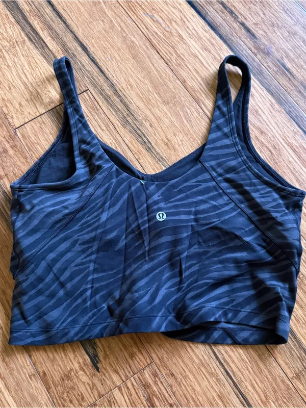 Lululemon Align Tank Top Zebra Print Size 12 - Image 2