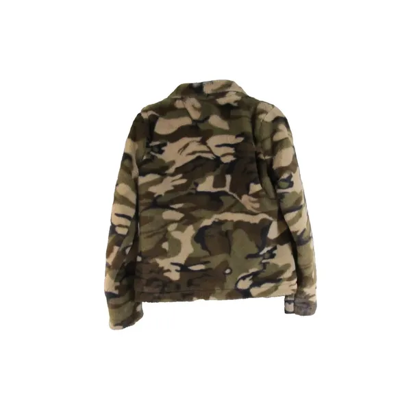 Andree By Unit Camo Jacket Juniors Plush Fuzzy Faux Fur Lined Full Zip Jacket - Image 2