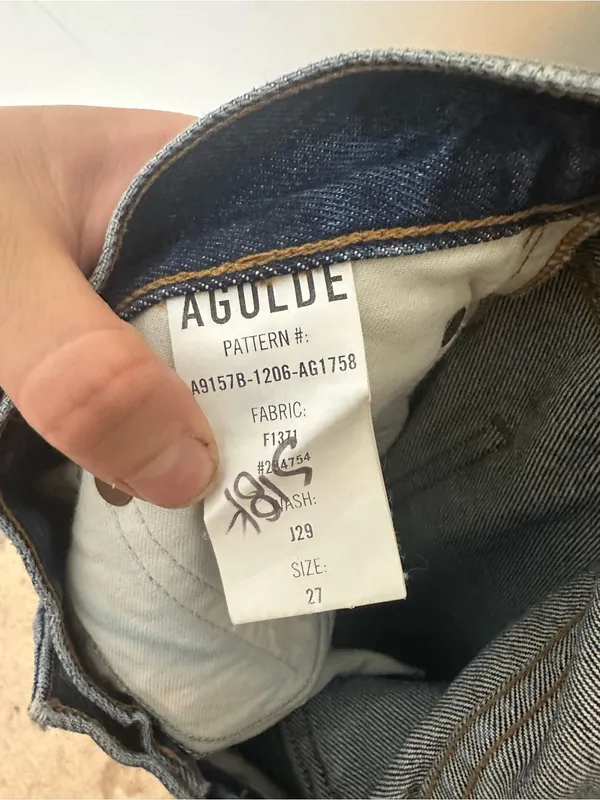 NWOT Agolde Fran high waist jean 27 - Image 5
