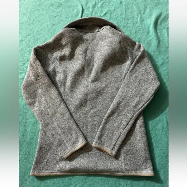 Patagonia Women's Better‎ Sweater 1/4 Zip Heather Gray Size Xsmall - Image 9