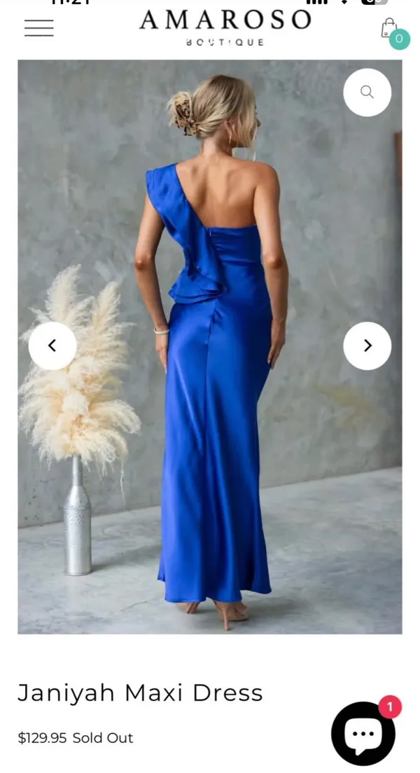 Blue Maxi Dress Size XS - Image 2