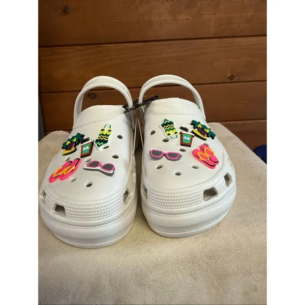 No Brand Womans Clogs/Slides white Sz 10 NWOT - Image 6
