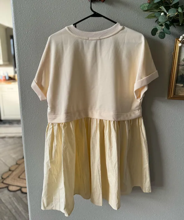 NWT Tee Shirt Mini Dress Yellow - Image 2