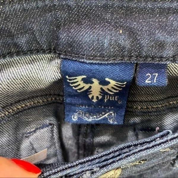 Pur Bardot Stretch Dark Wash Denim Relaxed Comfort Fit Jean‎ - Image 5