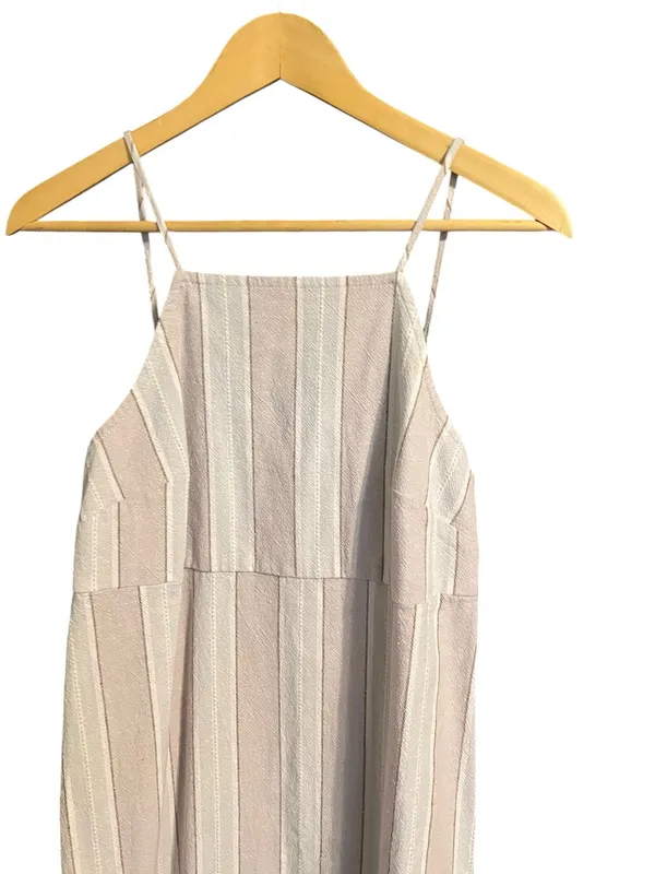 NWT Urban Outfitters Sicily Linen‎ Side Button Midi Dress Medium - Image 5