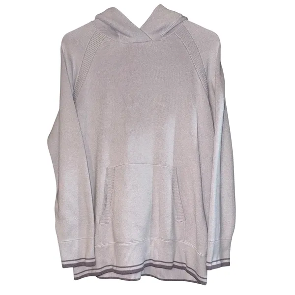 Lululemon Sooth Away Hoodie Stargaze and Graphite Purple Women 10 Cashmere Blend - Image 4