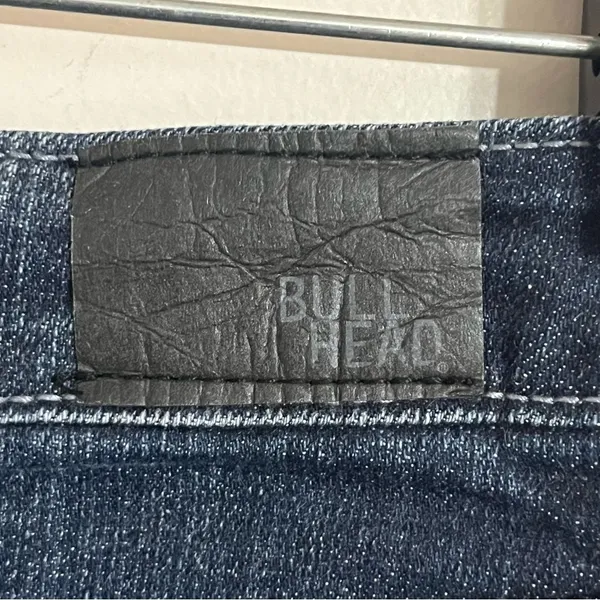Women's Bull Head Laguna Bootcut Jeans‎ Distressed Dark Wash Size 5 Short - Image 10