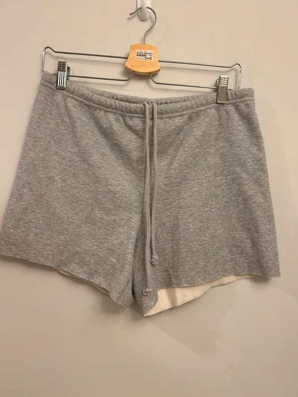 SKIMS COTTON FLEECE CLASSIC SHORT Heather Grey Medium - Image 6