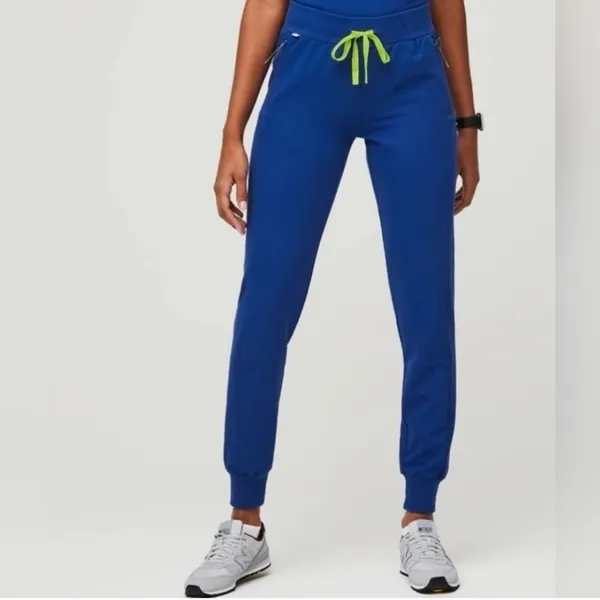 FIGS Boston Slim Tall Jogger Scrub Pants Royal Blue Women's XXS Bundle‎ of 2 NWT - Image 11
