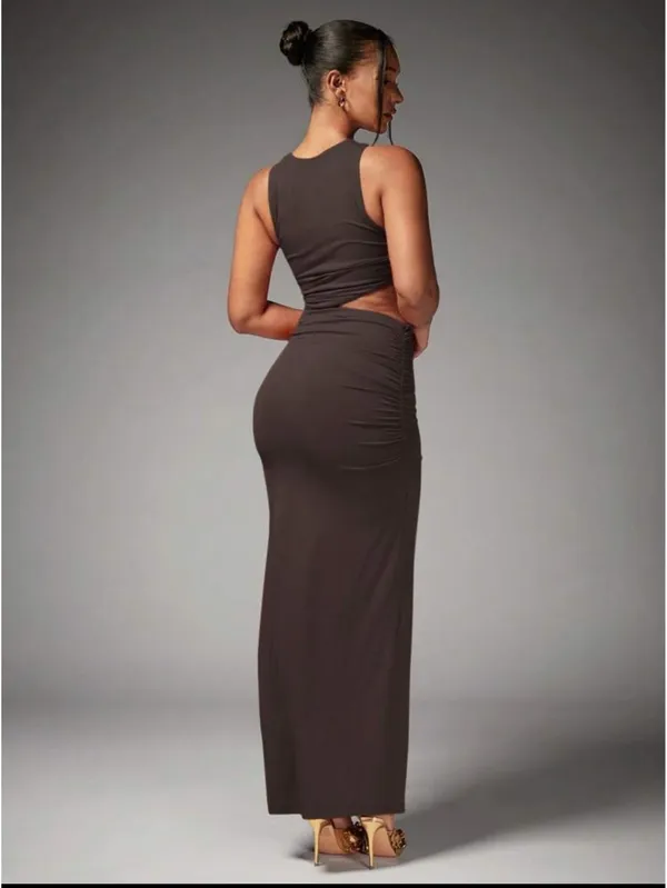 Brown dress - Image 3