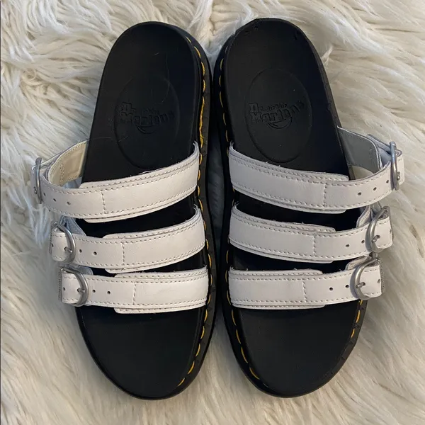 Dr. Martens Black and White Sandals size 7 BNWOT see all photos - Image 4