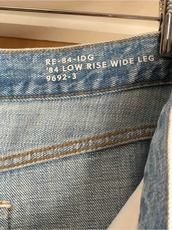 J.Crew Light Wash Low Rise Distressed Wide-Leg Jeans. Size: 28 90’s Skater - Image 5