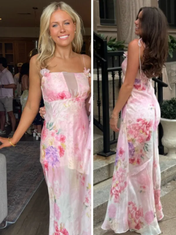 FOR LOVE & LEMONS Lisa Maxi Dress in Pink Size Large - Image 2
