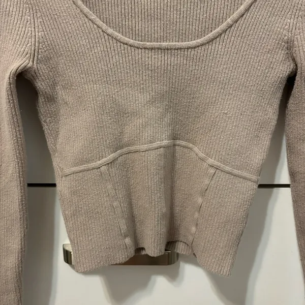 Abercrombie & Fitch Scoopneck Corset Sweater - Image 6