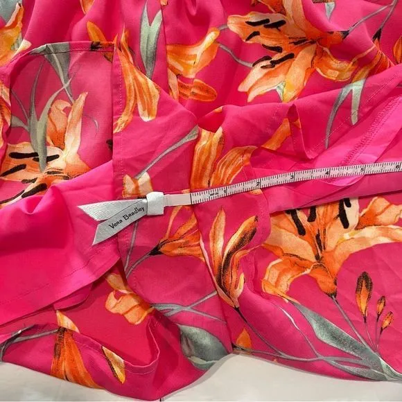 Lulus After Sunset Magenta Pink Floral Off the Shoulder Romper‎ SMALL - Image 9