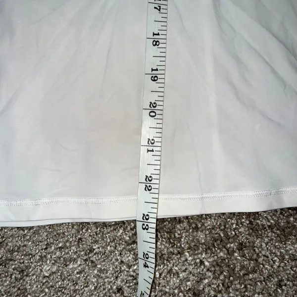 Lululemon Short Sleeve Athletic Top Womens Small White Excellent Mesh‎ Back Tee - Image 3