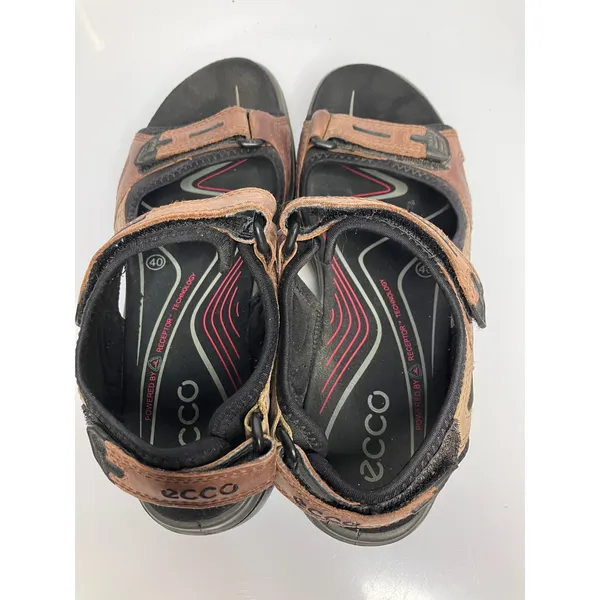 ECCO Yucatan Sandals Womens 40 Brown Excellent Hiking Walking Strappy Outdoor - Image 5