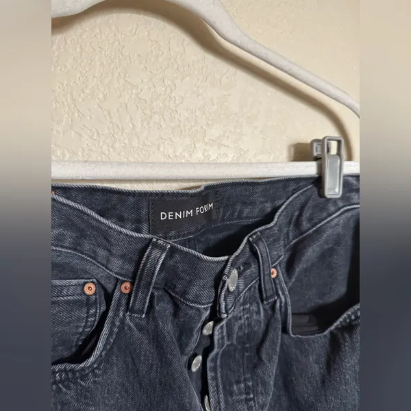 Aritzia‎ Denim Forum The BF High Rise Loose Jeans Size 29 in Black Washed - Image 7