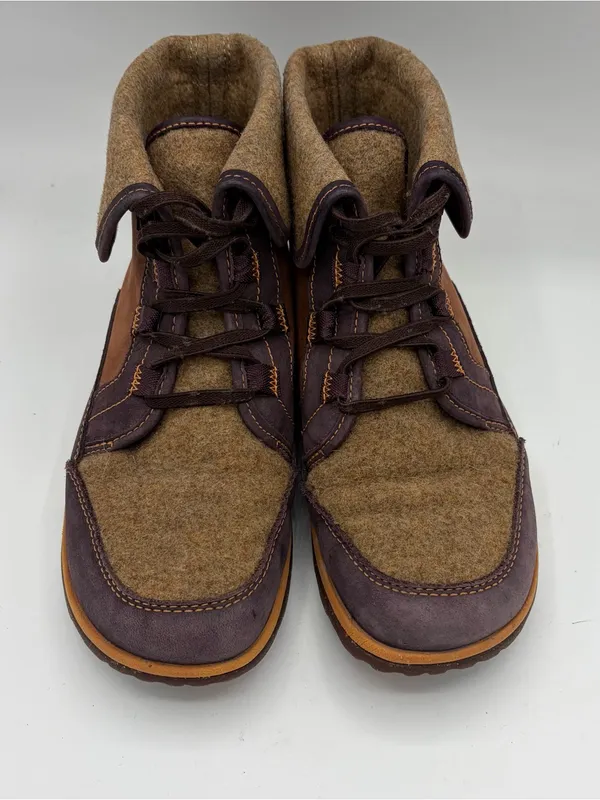 Chaco Barbary boots women’s 7.5 fold down cuff wool leather outdoor hiking - Image 2