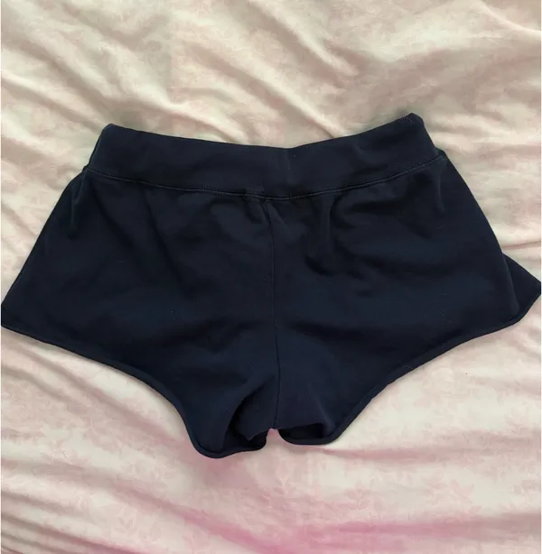 Brandy Melville Navy Blue Sweatshorts - Image 4