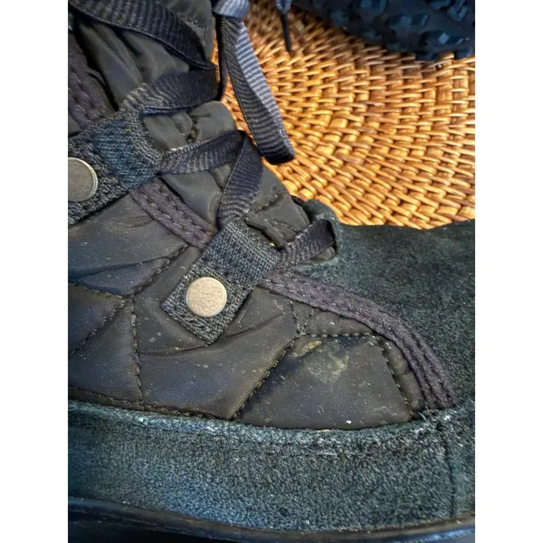 Columbia Minx Mid II‎ Omni-Heat Waterproof Winter Boots Black Suede 9.5 YL5251 - Image 8