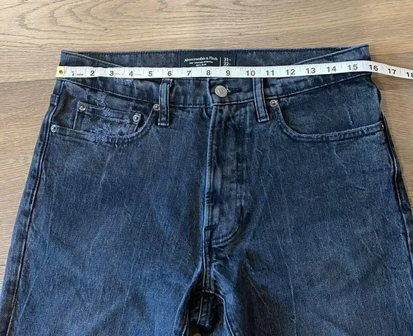 Abercrombie & Fitch Vintage Stretch 90's Slim Jeans Size 31X32 - Image 5