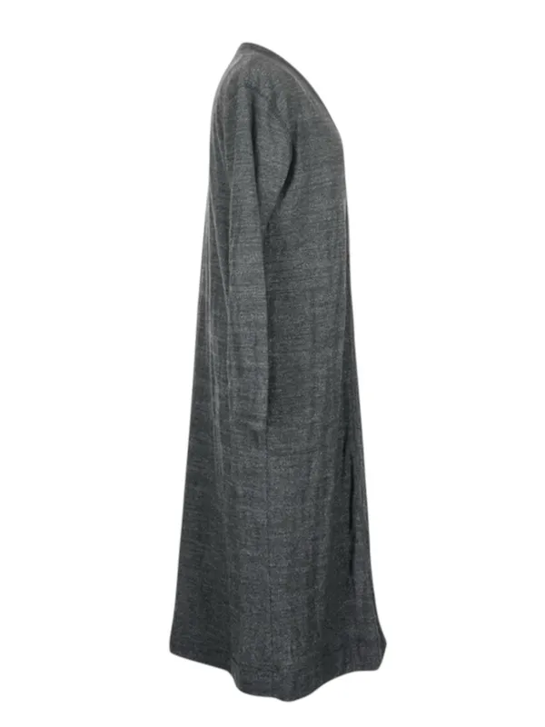 Free People FP Beach ☀︎︎ Bicoastal Open Duster Long Cardi ☀︎︎ Charcoal ☀︎︎ Small - Image 7