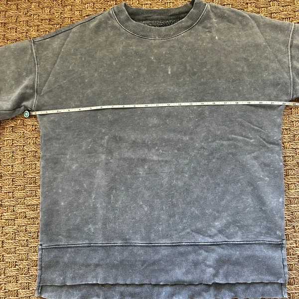 SO comfy oversized sweatshirt Gray Size XS - Image 4