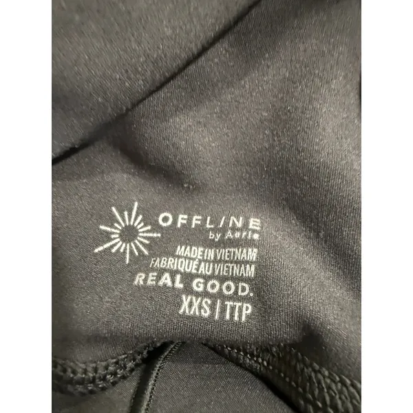 OFFLINE by Aerie Womens Gray Ruffle Skirted Shorts‎ Skort High Rise Activewear - Image 4