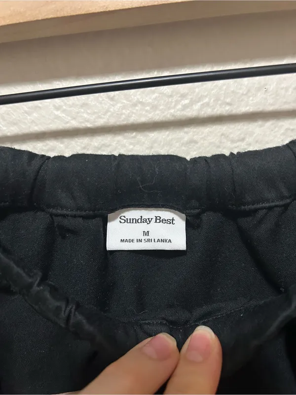 Aritzia Sunday Best Boba Skirt Black Low Rise Micro Mini Skirt Medium - Image 4