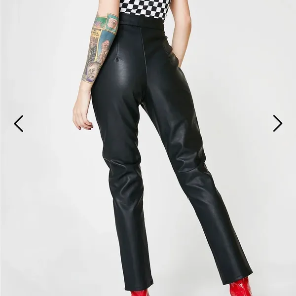The Ragged Priest XS Revolver Pants Black and Blue Colorblock Pants - Image 5