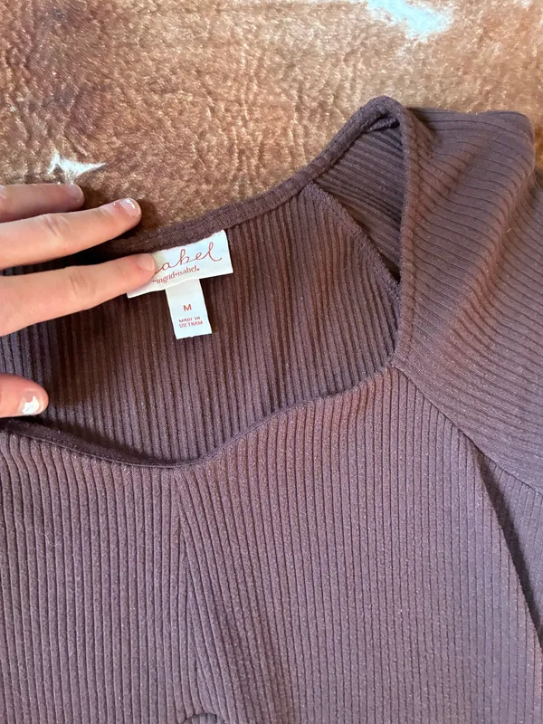 Ingrid And Isabel Isabel by Ingrid & Isabel brown maxi size medium This would be cute for a baby shower! - Image 5