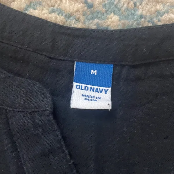 Old Navy Black V-Neck Blouse - Image 2