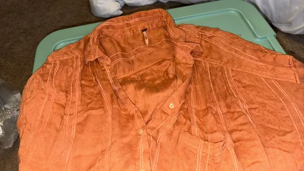 Free people burnt orange tunic top size medium - Image 4