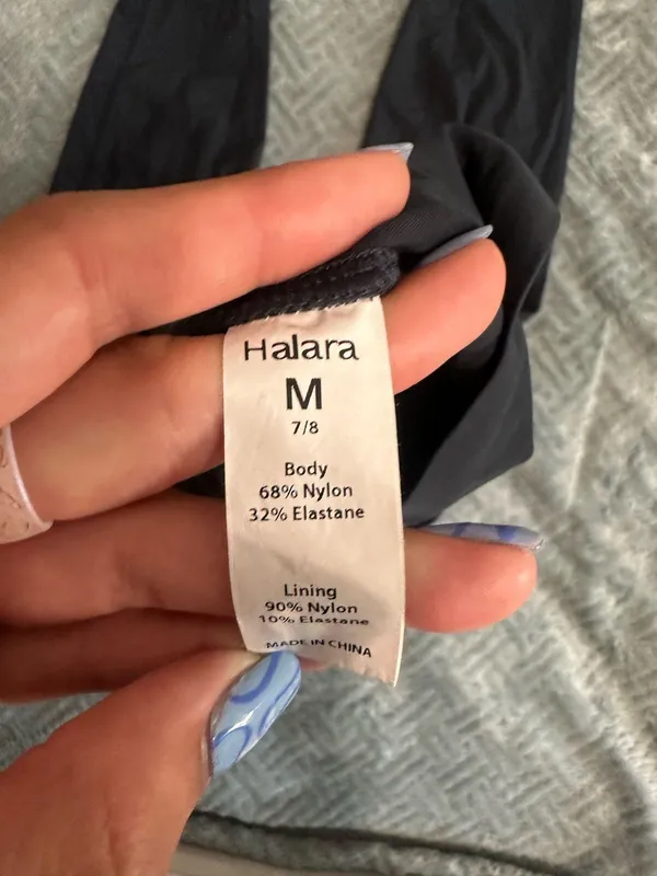 Halara UltraSculpt SoCinched High-Waisted Tummy Control 7/8 Training Leggings - Image 4