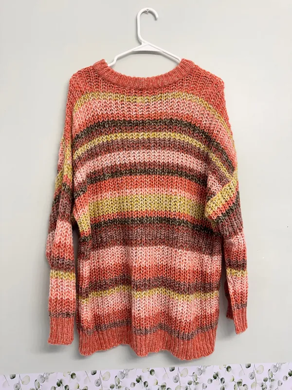 American Eagle knit striped sweater oversized  - Image 5