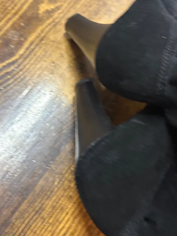Michael Kors black heeled boots size 9 - Image 6