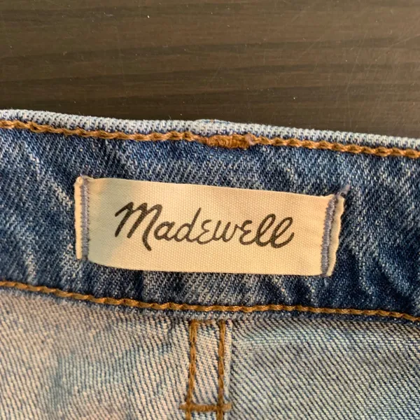 Madewell The‎ Perfect Vintage Jean High Rise Tapered Leg Medium Wash Denim Sz 24 - Image 3