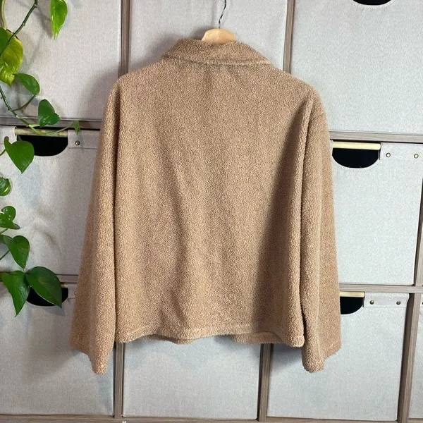 Tan teddy Shacket  - Image 3