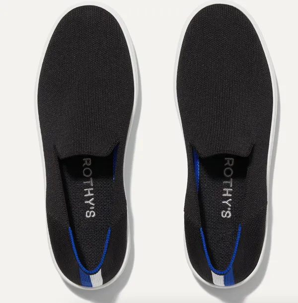 Rothy's The Original Slip On Black Sneaker Size 8 - Image 2