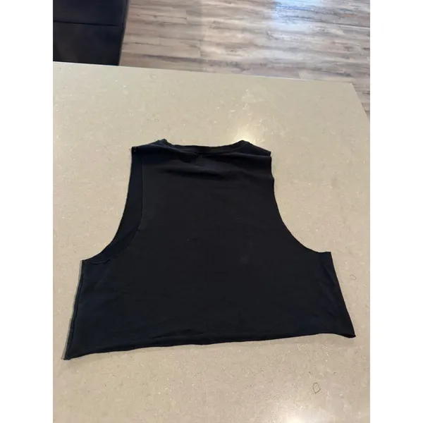 OFFLINE by Aerie Black Muscle‎ Tank Crop Top S P CH - Image 4