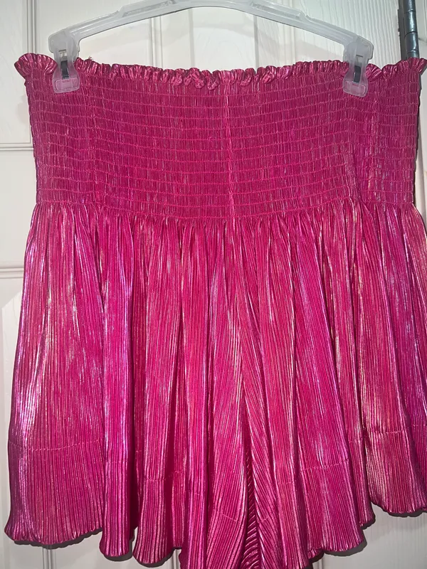 Queen of Sparkles hot pink shorts - Image 2