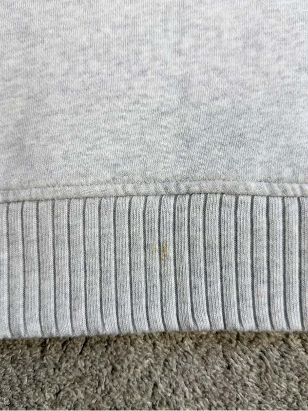 aerie Women’s Down To Earth Quarter-Zip Sweatshirt Oversized Pullover in Gray XS - Image 12